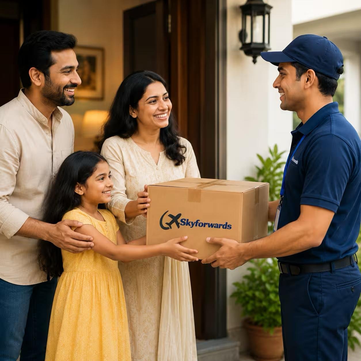 Skyforwards courier handover
